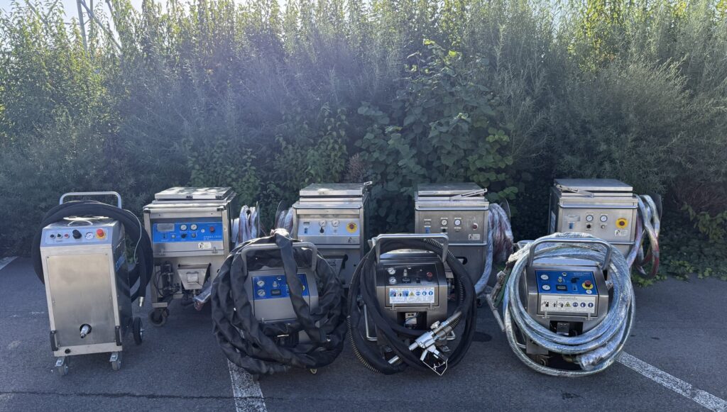 verschillende droogijs straalmachines te koop of te huur